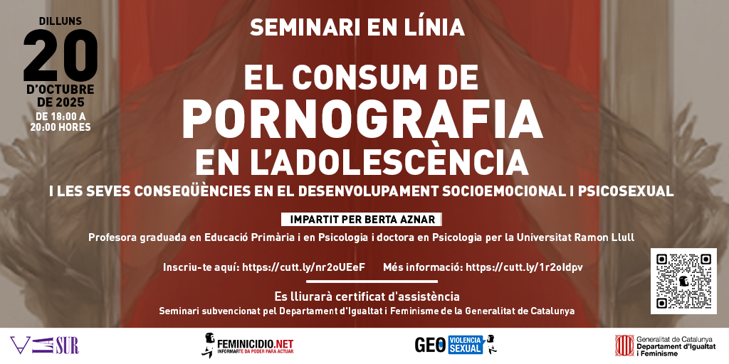 Seminario online el consumo de la pornografía en la adolescencia