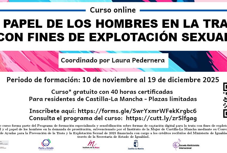 Curso El Papel de los Hombre en la Trata con Fines de Explotación Sexual