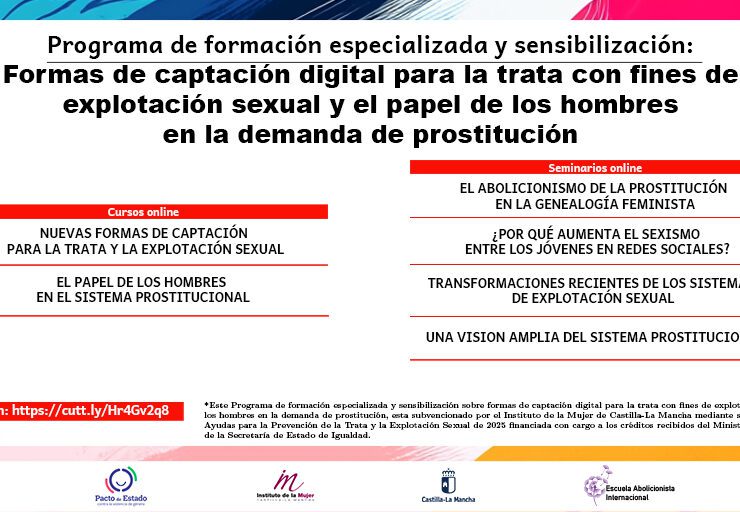 Programa de formación especializada y sensibilización subvencionado por el Instituto de la Mujer de Castilla-La Mancha