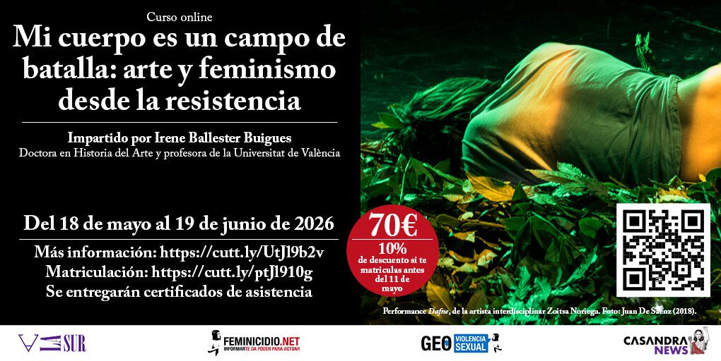 Curso Online Mi cuerpo es un campo de batalla: arte y feminismo desde la resistencia
