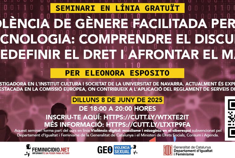 Seminario violencia de género facilitada por la tecnología