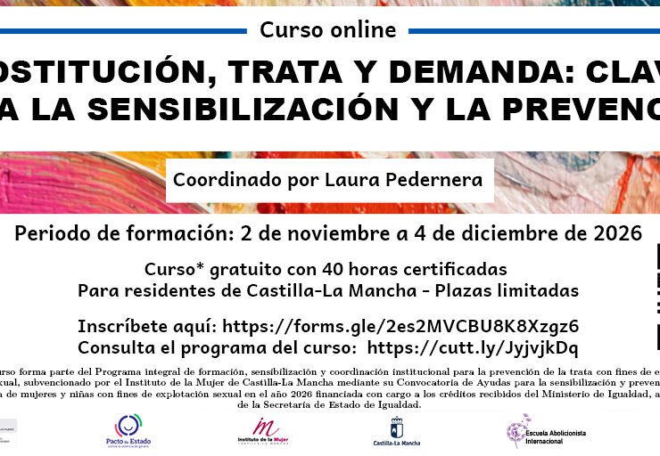 Curso online Prostitución, trata y demanda: claves para la sensibilización y la prevención