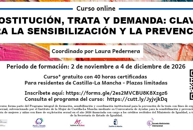 Curso online Prostitución, trata y demanda: claves para la sensibilización y la prevención