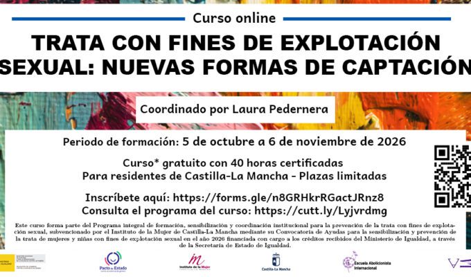 Curso online Trata con fines de explotación sexual: nuevas formas de captación