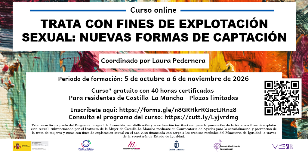 Curso online Trata con fines de explotación sexual: nuevas formas de captación