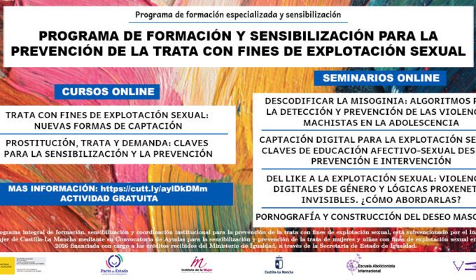 Programa integral de formación, sensibilización y coordinación institucional para la prevención de la trata con fines de explotación sexual
