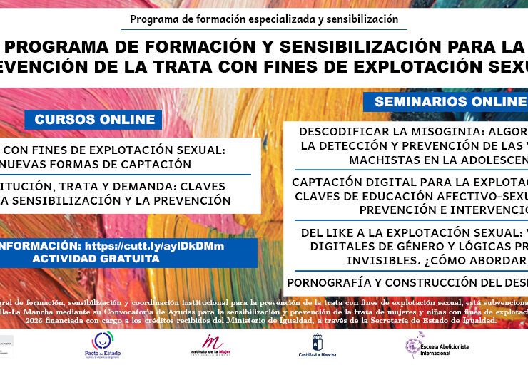 Programa integral de formación, sensibilización y coordinación institucional para la prevención de la trata con fines de explotación sexual