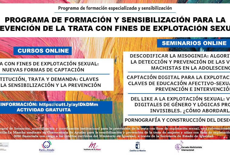 Programa integral de formación, sensibilización y coordinación institucional para la prevención de la trata con fines de explotación sexual