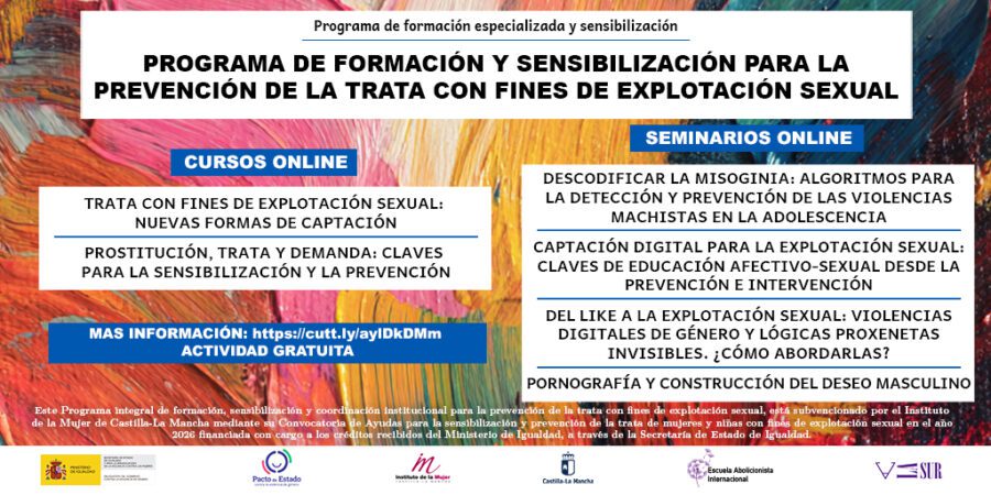 Programa integral de formación, sensibilización y coordinación institucional para la prevención de la trata con fines de explotación sexual