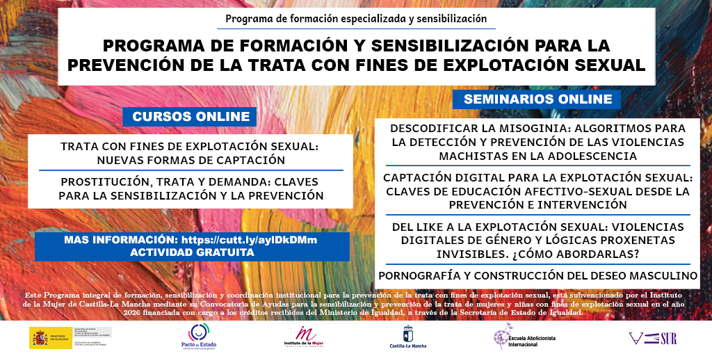 Programa integral de formación, sensibilización y coordinación institucional para la prevención de la trata con fines de explotación sexual
