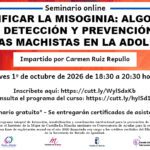 Seminario Descodificar la misoginia: algoritmos para la detección y prevención de las violencias machistas en la adolescencia