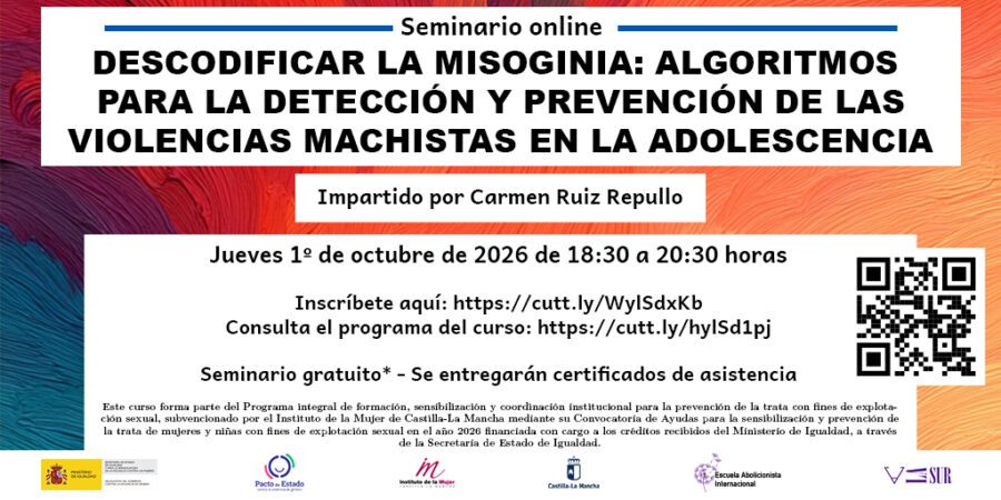 Seminario Descodificar la misoginia: algoritmos para la detección y prevención de las violencias machistas en la adolescencia