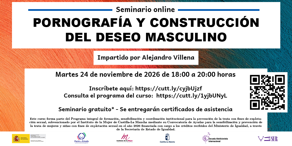 Seminario Pornografía y construcción del deseo masculino.