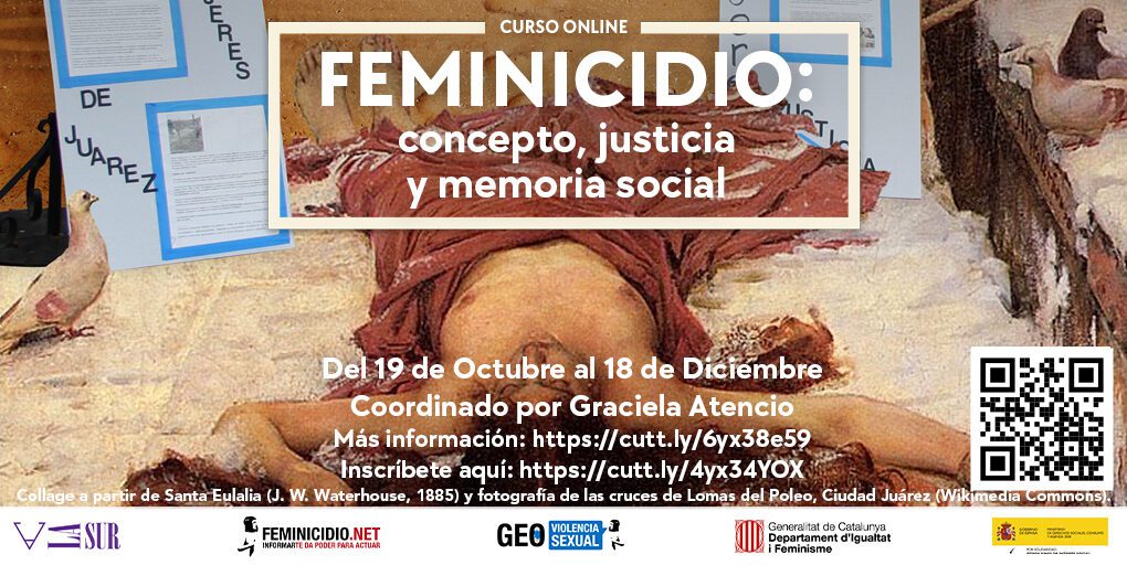 Curso online: Feminicidio: concepto, justicia y memoria social