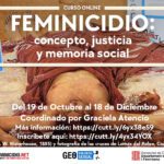 Curso online: Feminicidio: concepto, justicia y memoria social