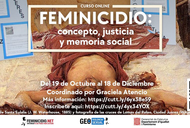 Curso online: Feminicidio: concepto, justicia y memoria social